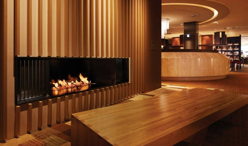 Ecosmart Fire XL900 Ethanol Burner - Black Finish - ESF.B.XL9.WTT.BL